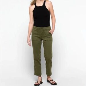 Studio Blue Dawn Wide Leg Utility Pant - army green size 32